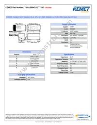 T491U686K010ZT7280 Datasheet Cover