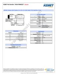 T491X476M025ZT Datasheet Cover