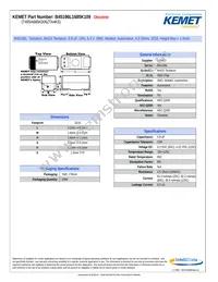 T495A685K006ZTA4K5 Datasheet Cover