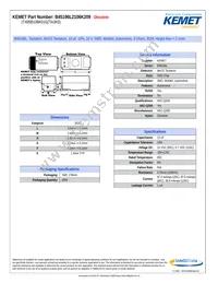 T495B106K010ZTA3K0 Datasheet Cover