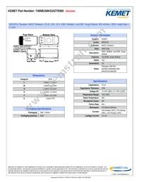 T495B156K010ZTE900 Datasheet Cover