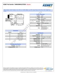 T495B336M010ZTE550 Datasheet Cover