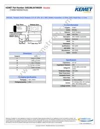 T495B474M035ZTA11K Datasheet Cover