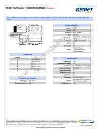 T495B476K006ZTE250 Datasheet Cover