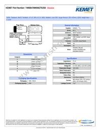 T495B476M006ZTE250 Datasheet Cover