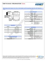 T495C226K010ZTE350 Datasheet Cover