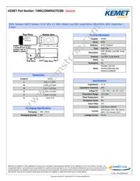 T495C226M004ZTE380 Datasheet Cover