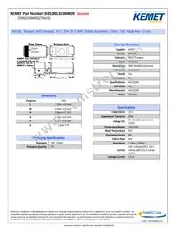 T495D106M035ZTA1K0 Datasheet Cover