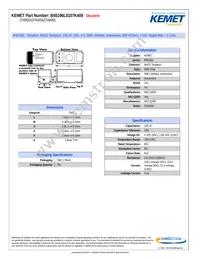 T495D107K004ZTA800 Datasheet Cover