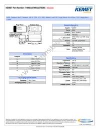 T495D107M010ZTE065 Datasheet Cover