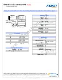 T495D107M016ZTA800 Datasheet Cover