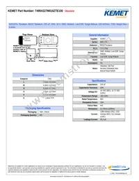 T495X227M016ZTE100 Datasheet Cover