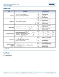 T496C475M025AT Datasheet Page 3