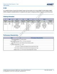 T496X226M025ATE900 Datasheet Page 2