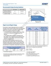 T496X226M025ATE900 Datasheet Page 9