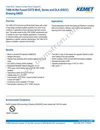 T496X336K020BH61107505 Datasheet Cover