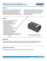 T499A684K025ATE10K Datasheet Cover