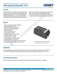 T499C156K010ATE1K8 Datasheet Cover