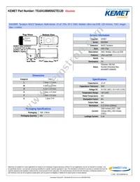 T510X106M050ZTE120 Datasheet Cover