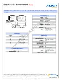 T510X476K035ZTE055 Datasheet Cover