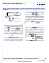 T510X477M006ZTE030 Datasheet Cover