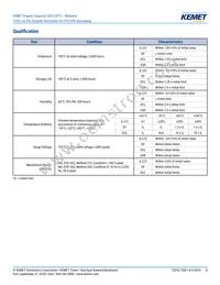 T528Z227M006ATE009 Datasheet Page 3