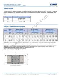 T545X337K016ATE025 Datasheet Page 9