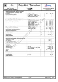 T560N12TOFXPSA1 Datasheet Page 2