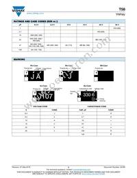 T58A0107M6R3C0150 Datasheet Page 2