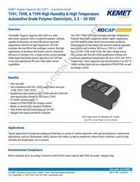 T591D227M010ATE080 Datasheet Cover