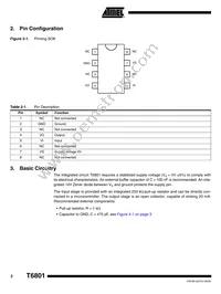 T6801-TAQY Datasheet Page 2