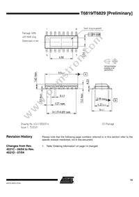 T6819-TBSY Datasheet Page 15