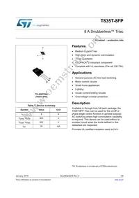 T835T-8FP Datasheet Cover