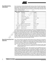 T89C51CC02UA-TDSIM Datasheet Page 8