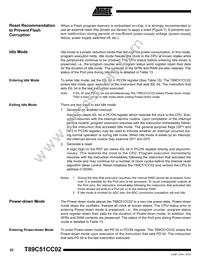 T89C51CC02UA-TDSIM Datasheet Page 22