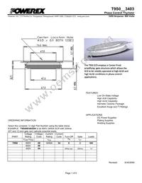 T9S0083403DH Datasheet Cover