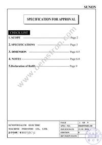 TA003-10003 Datasheet Page 2