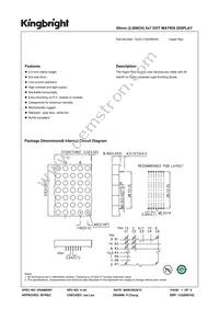 TA20-11SURKWA Datasheet Cover