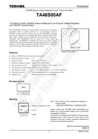 TA48S00AF(T6L1 Datasheet Cover