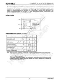 TA78DS12BP Datasheet Page 2