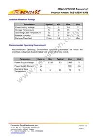 TAS-A1EH1-8AQ Datasheet Page 7