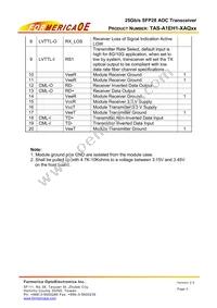 TAS-A1EH8-XAQ10 Datasheet Page 5