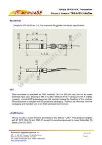 TAS-A1EH8-XAQ10 Datasheet Page 8