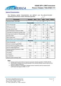 TAS-A1NA1-111 Datasheet Page 9