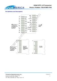 TAS-A1NB1-FAH Datasheet Page 4