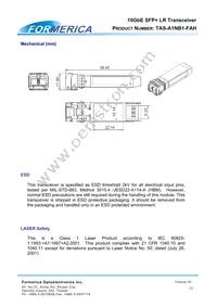 TAS-A1NB1-FAH Datasheet Page 12