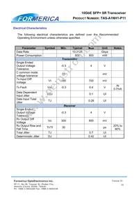 TAS-A1NH1-P11 Datasheet Page 10
