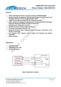 TAS-A1NS1-K11 Datasheet Page 2