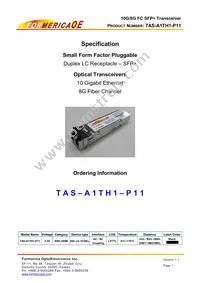 TAS-A1TH1-P11 Datasheet Cover