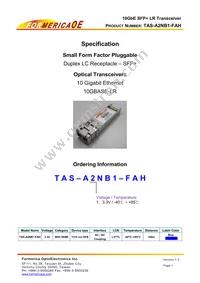 TAS-A2NB1-FAH Cover